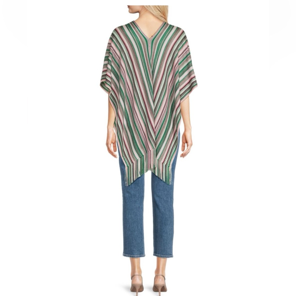 Missoni Chevron poncho cover up